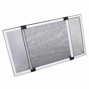 Mosquitero Extensible para Ventanas, 70-132 cm x 50 cm, Alu…