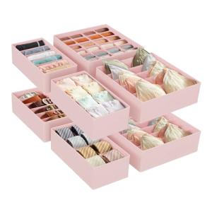 SONGMICS Juego de 8 Organizadores para Cajones de Ropa Inte…