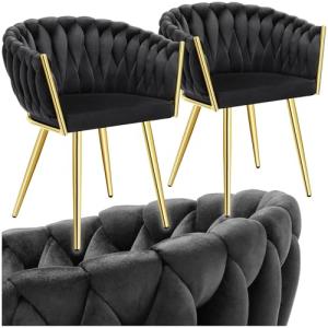 TecTake® Juego De Sillas de Comedor, Silla Acolchada con Re…