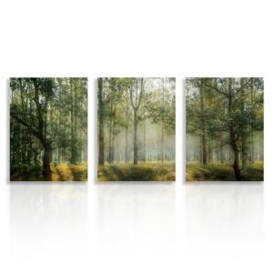 NymphFable Bosque Naturaleza Pared Decoración Póster Verde…