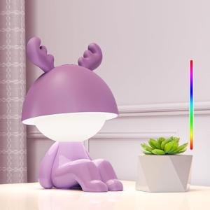 FemKey Luz Nocturna Infantil, Lampara de Mesita de Noche Tá…