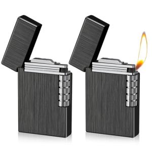 GOEDCH Mechero Inflable: 2 Piezas Encendedor Retro Portátil…
