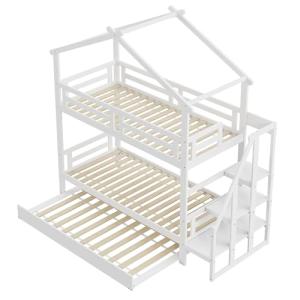 Azkoeesy Litera 90 x 200 cm con Cama Nido y Escalera, liter…