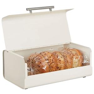 mDesign Panera de metal – Elegante contenedor para pan con…