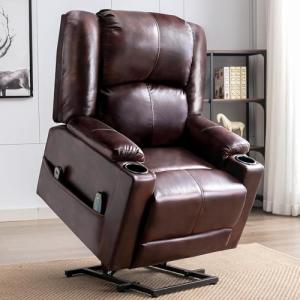 COMHOMA Sillón Reclinable Eléctrico Función de Elevación, M…