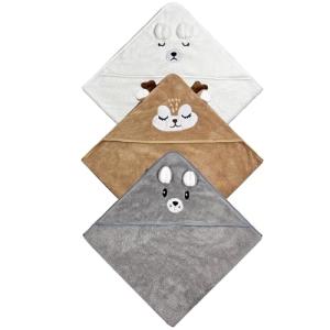 3 Piezas Toalla Bebe Recien Nacido，Capa de baño Bebe，Toalla…