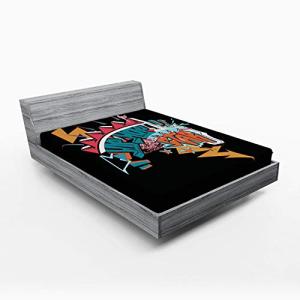 ABAKUHAUS Hip Hop Sábana Elastizada, subterránea Pintada, S…