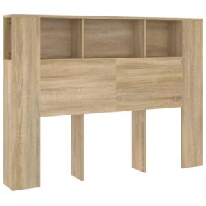 vidaXL Mueble Cabecero Armario de Cama con Almacenaje Pared…