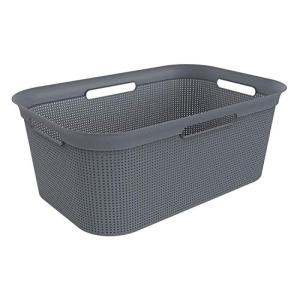 Rotho Brisen Cesta de lavandería 40l con 4 asas, Plástico (…