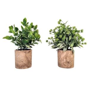 HOMEVID Plantas Artificiales Decorativas con Maceta para In…