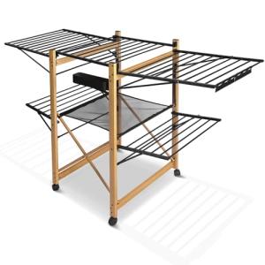 VOUNOT® Tendedero Ropa Plegable, Tendedor Extensible con Al…