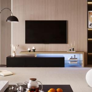 KeepGoon Mueble para TV de 200 x 39 x 42 cm, práctico espac…