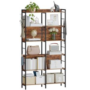 Hzuaneri Librería de 6 Niveles, Estantería de Almacenamient…