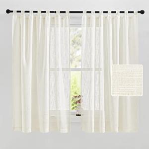 PONY DANCE Cortinas Visillos - Cortinas Translucids con Tra…