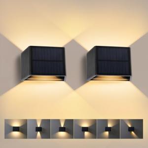 T-SUN 2 Piezas Lámparas Solares para Exterior 3000K Aplique…
