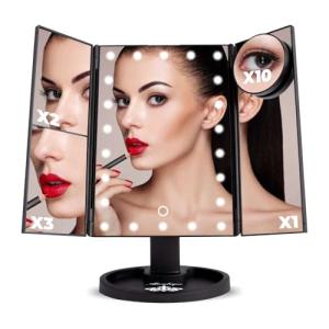 Espejo Maquillaje Con Luz Led | Con 22 Luces y Aumento x1 x…