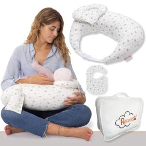 RUGUIES- Cojín Lactancia Ajustable y Ergonómico- Cojín de L…