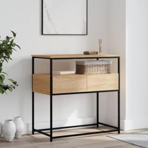FENLAX Mesa Consola Con Cajón y Estantes, 75 x 40 x 75 cm,…