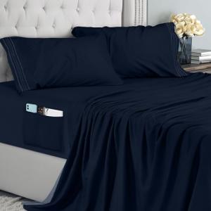 Utopia Bedding Juego de Sabanas 4 Piezas 150x200 - Microfib…