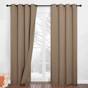 PONY DANCE Cortina Antiruido de Tres Capa Cortinas Dormitor…