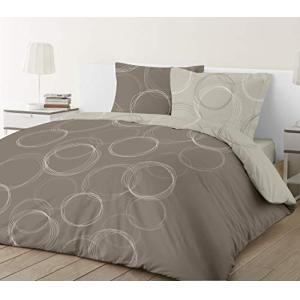 Vision - Juego de Cama Reversible Lenny Taupe - Juego de Fu…