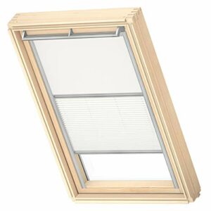 Cortinas de oscurecimiento DÚO VELUX para C04, Blanco con g…
