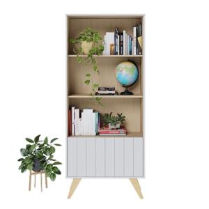 Buyqualia - Estantería Biblioteca de Estilo Vintage – 175x7…