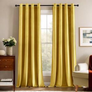 Deconovo Cortinas Opacas Cortinas de Terciopelo para Dormit…