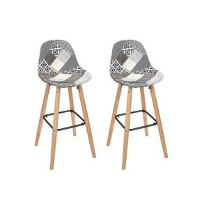 HOME DECO FACTORY, HD7490, Juego de 2 taburetes de Bar Patc…