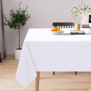Homaxy Mantel lavable efecto loto, rectangular, 140 x 100 c…