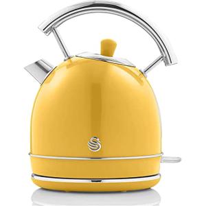 Swan retro hervidor de agua 1,8l, tetera eléctrica, resiste…