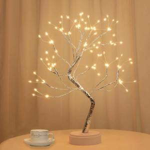 Arbol Luces LED, 108 LED Arbol Lampara, 8 Modos Árbol Ilumi…