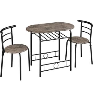 Yaheetech Juego Mesa y 2 Sillas de Comedor Cocina Conjuntos…