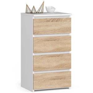 AKORD | Cajonero con 4 cajones | Cómoda Alta | Mueble Moder…