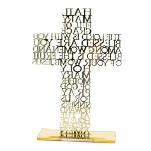 21cm Acrílico Religioso Escrituras Para Cruz Cristo Católic…