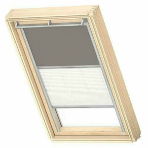 Cortinas de oscurecimiento DÚO VELUX para S06, S36, Gris co…