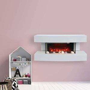 Chimenea eléctrica Blanca Paula pequeña ElectricSun chimene…