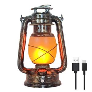 ACMHNC Farolillos Exterior Vintage, Linterna de Camping LED…
