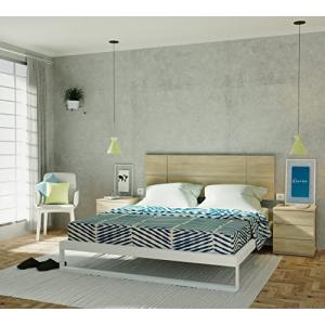 MUEBLES PITARCH | Cabecero Cama Doble de 150 Moderno Geomét…