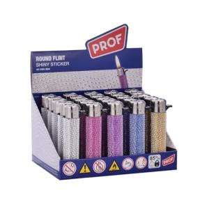 Pack de 25 Mecheros Redondos Recargables con Piedra Reempla…