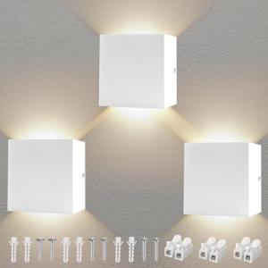 Svitzoot 3 Piezas Aplique LED de Pared Interior 7W Lampara…