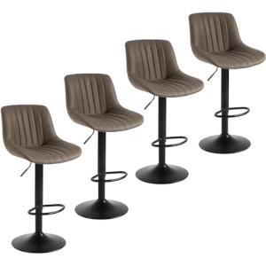 Youhauchair Taburetes Altos de Cocina Juego de 4, Taburete…