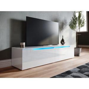 SONNI Mueble TV con Luz LED Regulables de 12 Colores,Mueble…