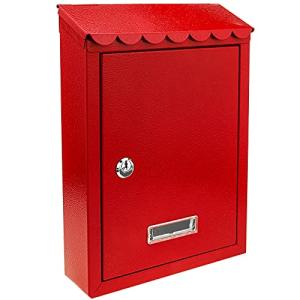 PrimeMatik - Buzón metálico para Cartas y Correo Postal de…