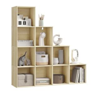 WOLTU Estantería Librería de Pie, Estantería Modular 10 Cub…
