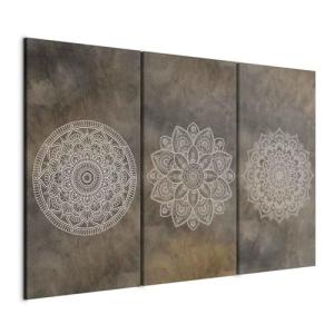 murando - Cuadro en Lienzo Mandala 90x60 3 piezas - Impresi…