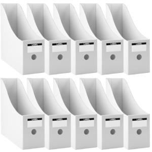 Foydream Revistero de Papel Kraft,10 Piezas Revistero Archi…