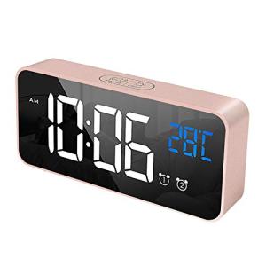 HOMVILLA Reloj Despertador Digital con Pantalla LED de Temp…