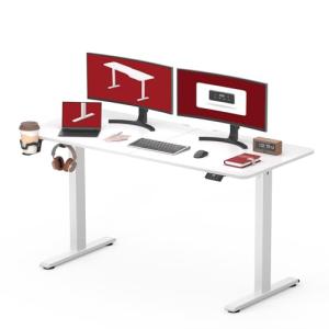 SANODESK QS1 140 x 60 cm Escritorio Elevable Eléctrico con…