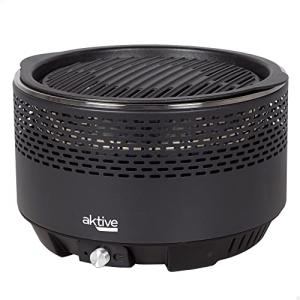 Aktive - Barbacoa Portátil a carbón recargable a pilas sin…